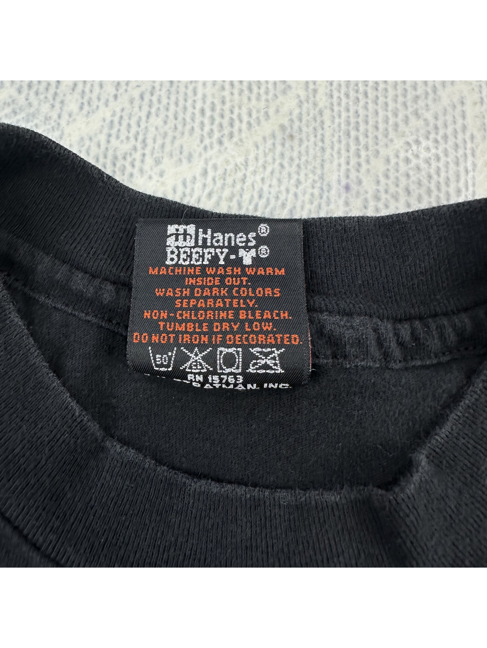 Harley-Davidson Vintage 1994 Nice France Black Cotton T-Shirt - XL - Picture 7 of 7